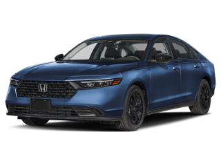blue 2025 Honda Accord side angle front view